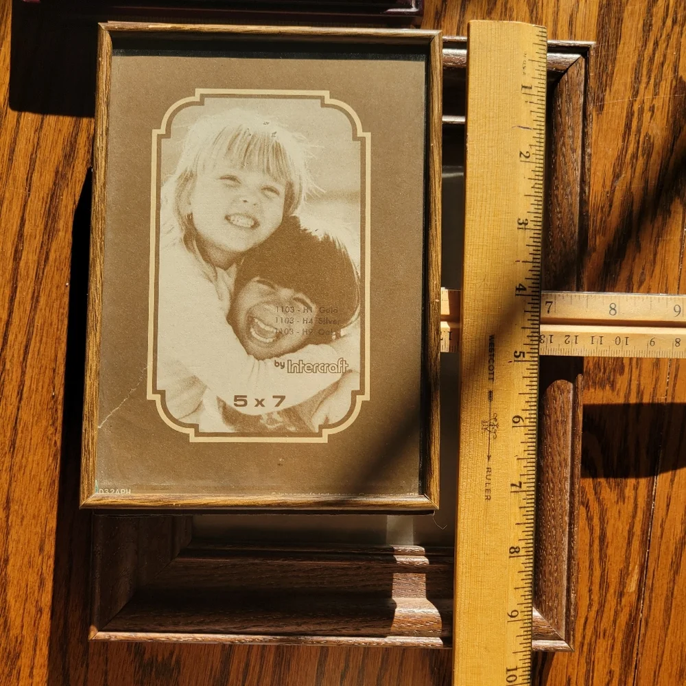 Picture Frame Bundle ~ 3 Frames Wood & Metal ~ Fetco ~ 1 Vintage FINAL PRICE!